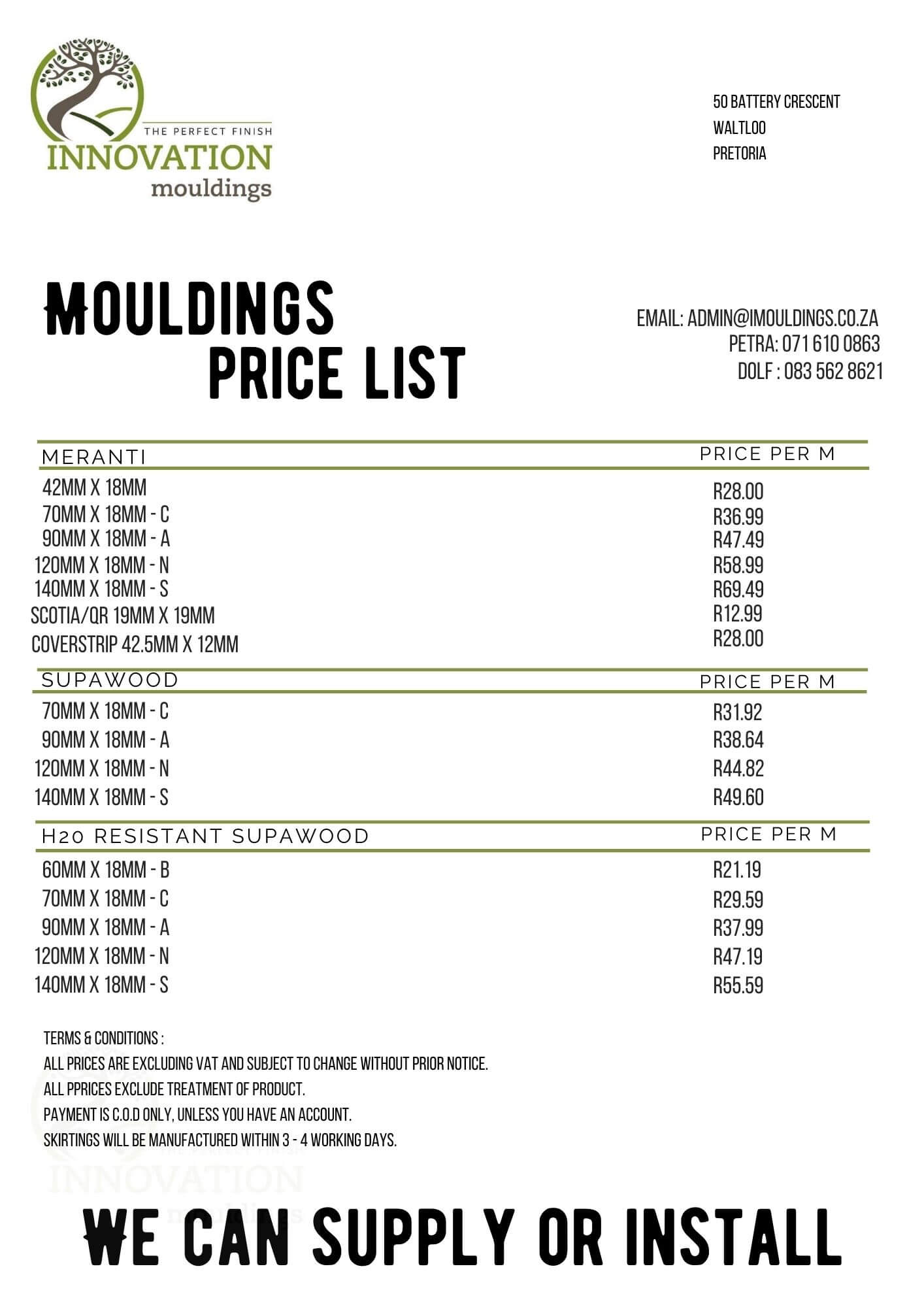 Copy of Brown and Green Breakfast Price List (1)